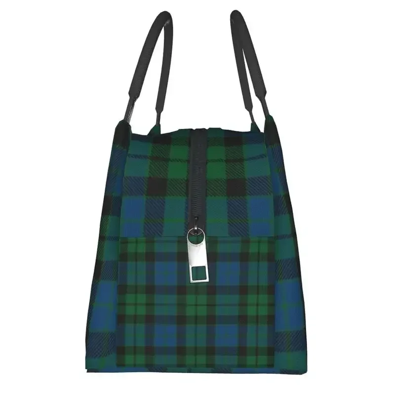 Современная клетчатая сумка для ланча Mackay мужчин и женщин теплая