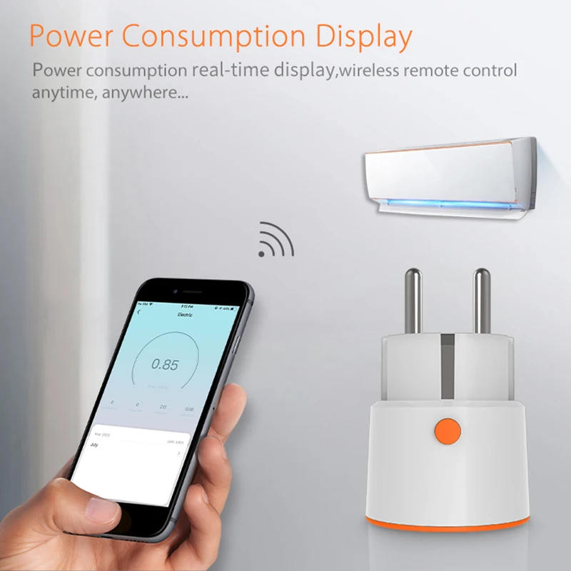 Умная розетка Zigbee 16 А с голосовым управлением и таймером | Электроника