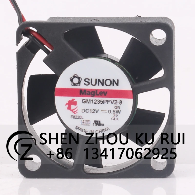 GM1235PFV2-8 чехол вентилятор для SUNON 35 мм * 35 мм * 10 мм 12 В 0,5 Вт 3510 3,5 см миниатюрный бесшумный охлаждающий вентилятор