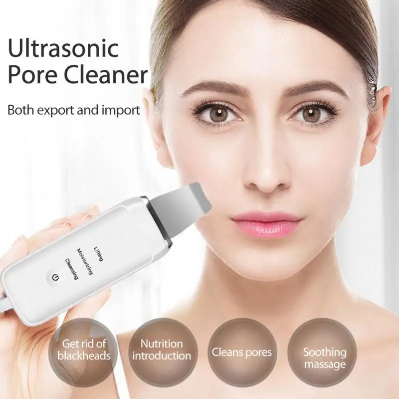 

ultrasonic shoveling machine blackheads acne cleansing instrument Private model explosion type pore cleaning artifact household