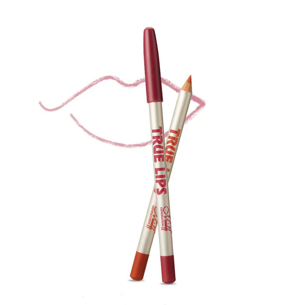 

6 Color/Set Lip Pencil Professional Cosmetic Waterproof Lipstick Pen AB Type Mixed Makeup Liner Modifies The Mouth Shape