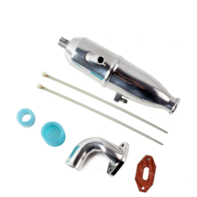 1 комплект HSP RC автомобилей алюминиевая выхлопная труба 102009 (02124) детали для