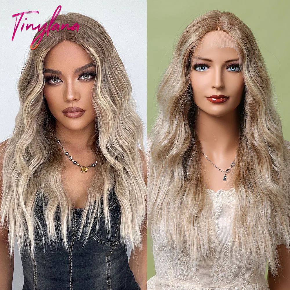 Парик женский из синтетических волос термостойкий с белыми светлыми светящимися