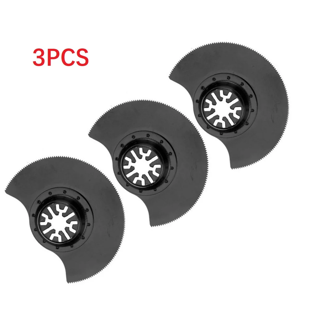 3pcs 88mm Flush Segment Oscillating Multi Tool Saw Blades For Renovator Cutting Cutting Blade Woodworking Saw Blade Support