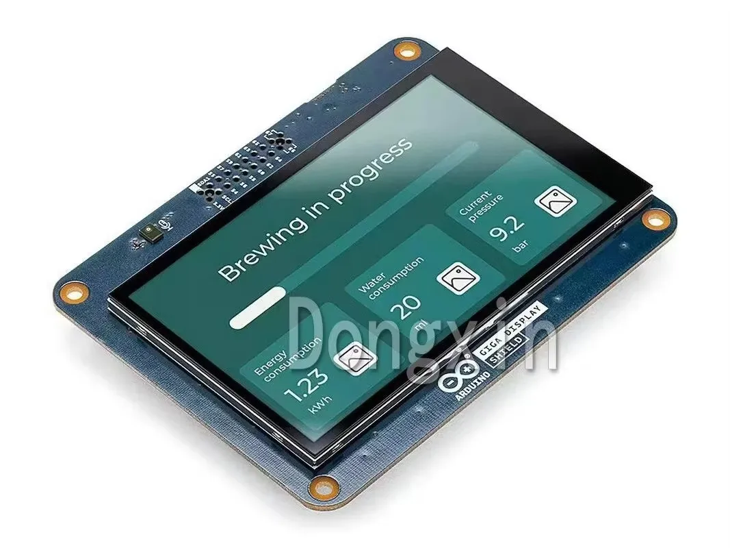 Фото Комплект Arduino GIGA Display Bundle Shield R1 WiFi ABX00063 ASX00039, оригинальный итальянский импорт, сенсорный RGB-дисплей 800x480 и поддержка S-серии. №4