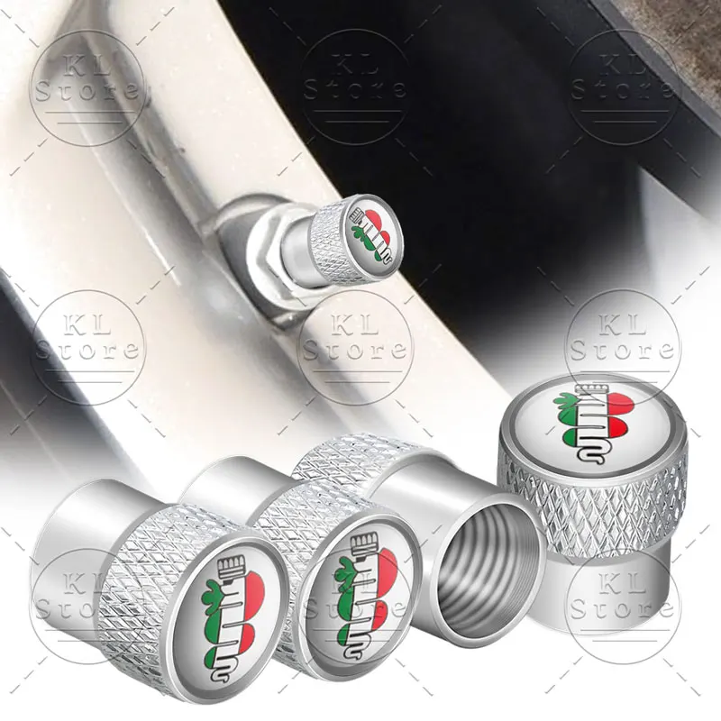 4 шт. колпачки на клапаны автомобильных шин для Alfa Romeo Sportiva 159