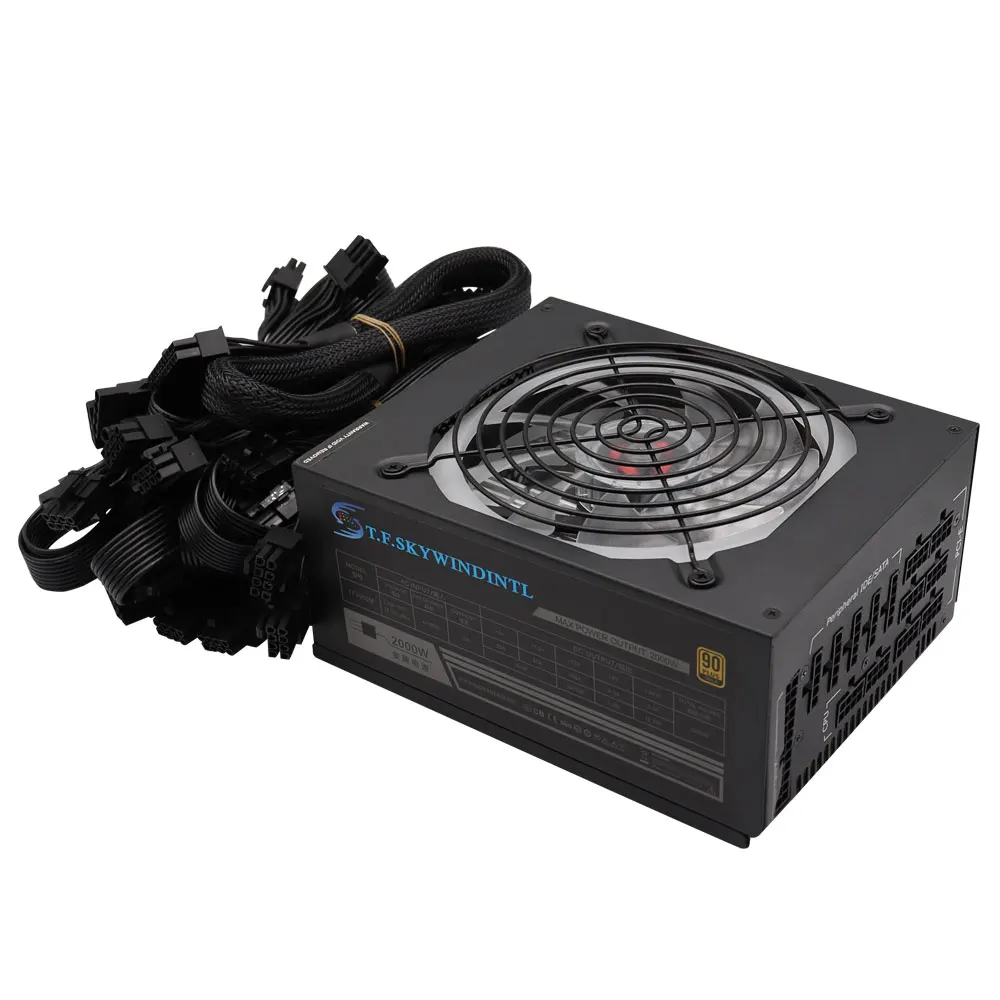 Блок питания для майнинга биткоинов 2000 Вт RGB 110 В |