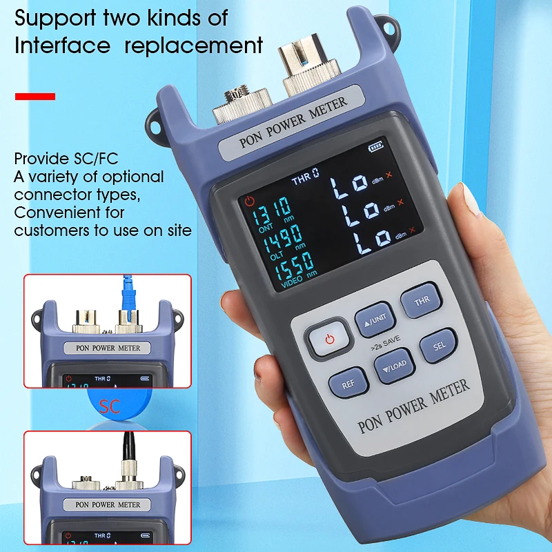 COMPTYCO AUA-320U/A PON Fiber Optical Power Meter PON Optical Communication Test Instruments FTTX/ONT/OLT 1310/1490/1550nm