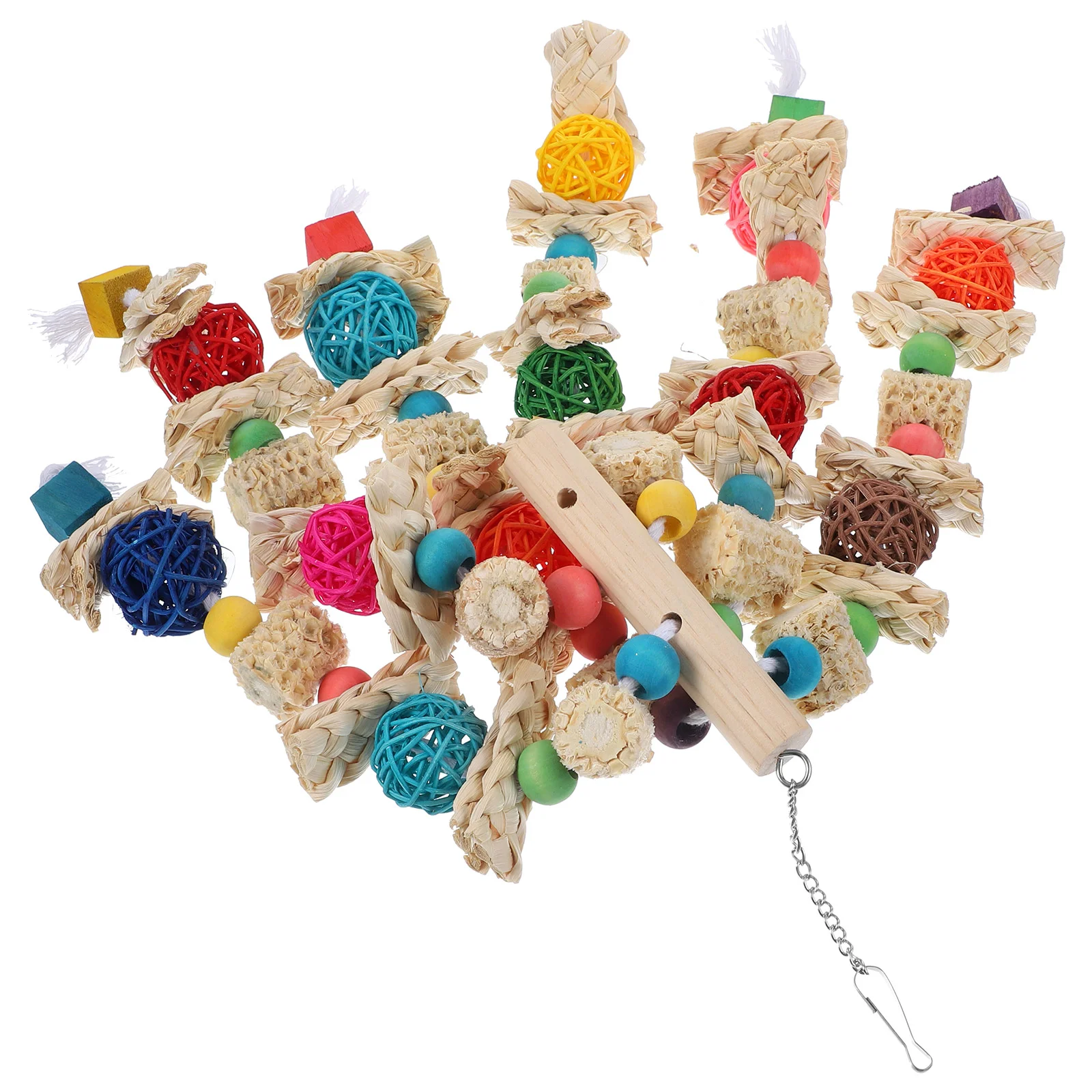 

Train Cockatiel Chewing Toys Birds Parakeets Balance Training Supplies Parrot Cage