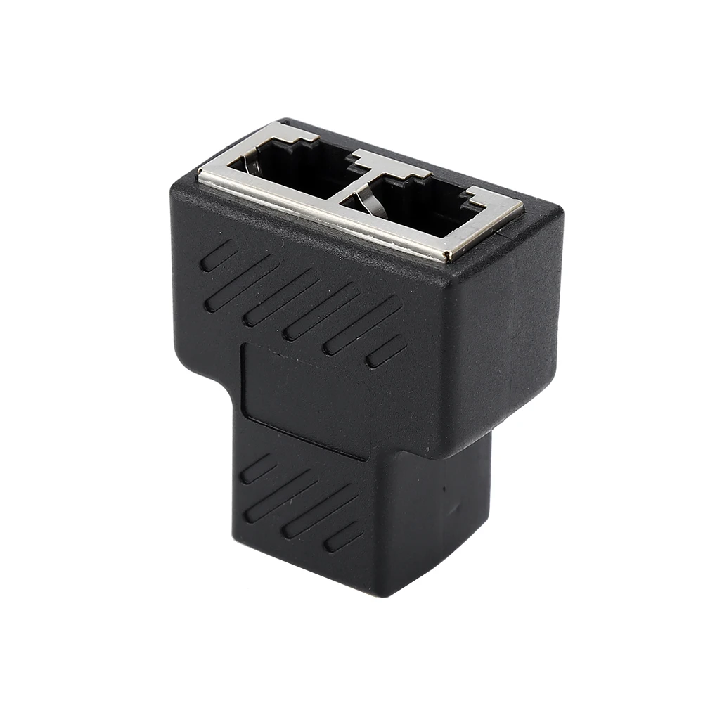 

1 to 2 LAN Ethernet Network RJ45 Splitter Extender Plug Adapter Connector RJ45 Coupler PC Hardware Cables & Adapters