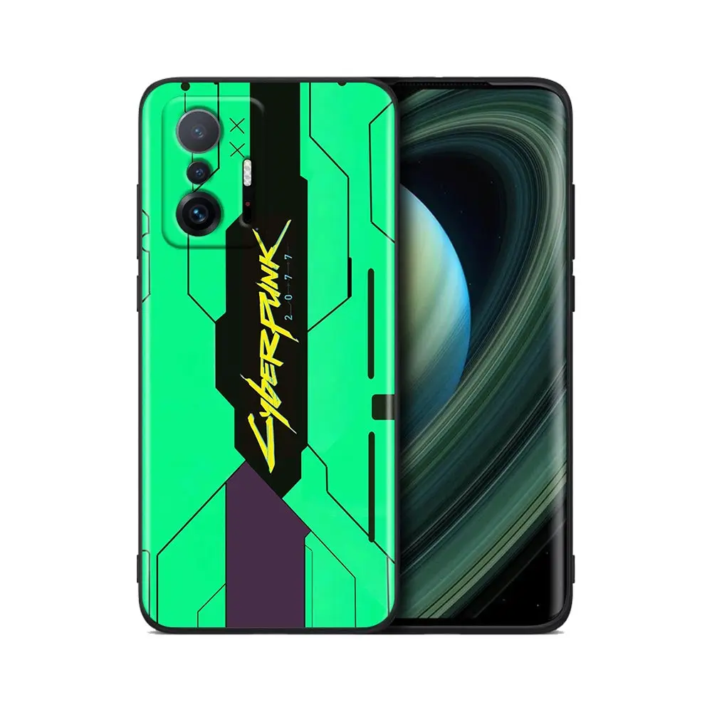 net game c cyberpunkes phone case for xiaomi mi 11i 12 12x 11 11x 11t poco x3 nfc m3 pro f3 gt m4 soft silicone case free global shipping