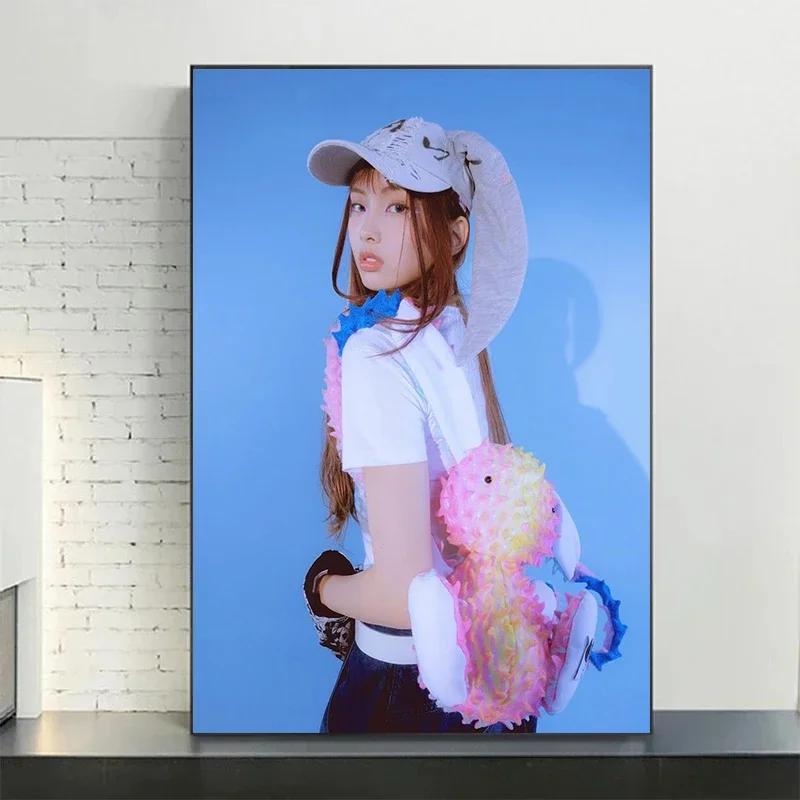 N-Newjeans Постер В Корейском Стиле Idol Girl Печать На Холсте Настенное Искусство