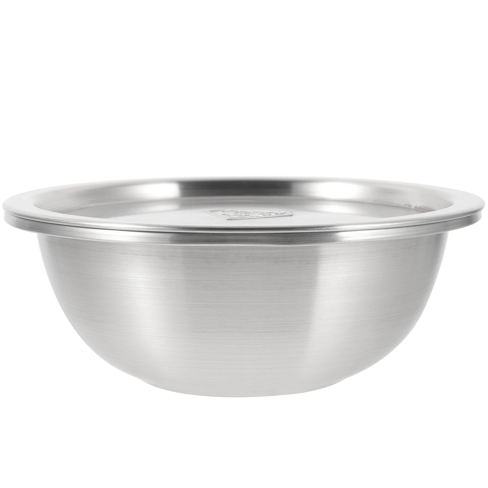

Миски для салата из нержавеющей стали с крышками, большая миска для лапши, кухонная металлическая миска для смешивания, суп для хранения