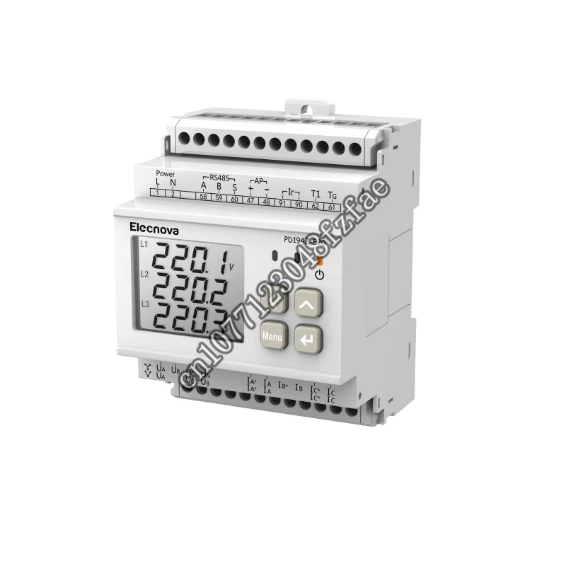 

RS485 communication din rail data logger power meter power analyzer