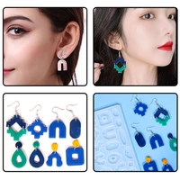 diy earring pendant silicone mold ear studs mold epoxy moulds for jewelry making tools
