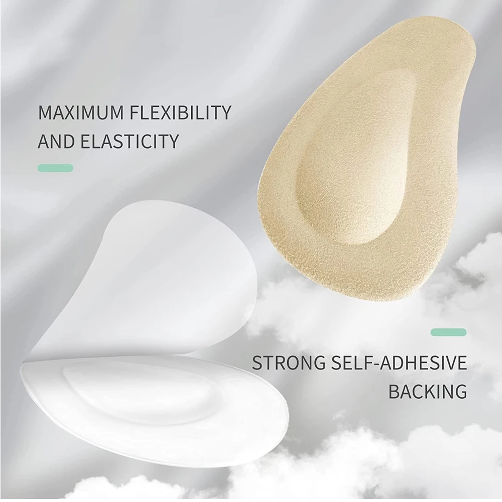 Silicone Foot Pads for Shoes Women Non-slip Gel Insoles for High Heels Inserts Ball of Foot Cushions Anti-Slip Forefoot Pads