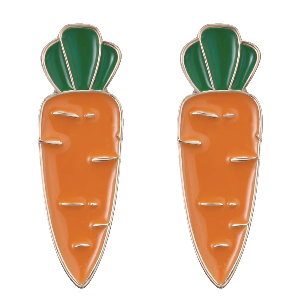 

5PCS Carrot Brooch Vegan Lapel Breastpins Badge Pin Brooch Jewelry Accessory for Men Boys Kids Party