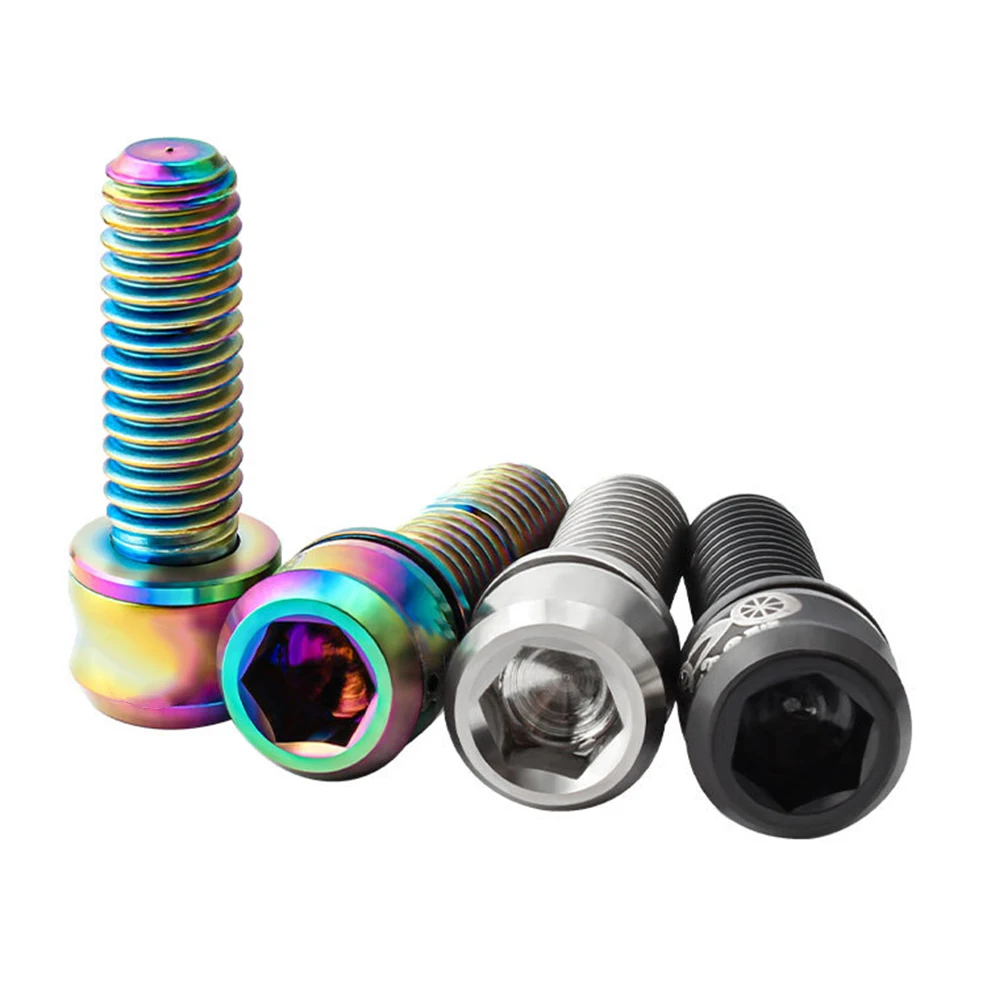 Велосипедный винт M5/M6 из титанового сплава с дисковым тормозом суппорта горный