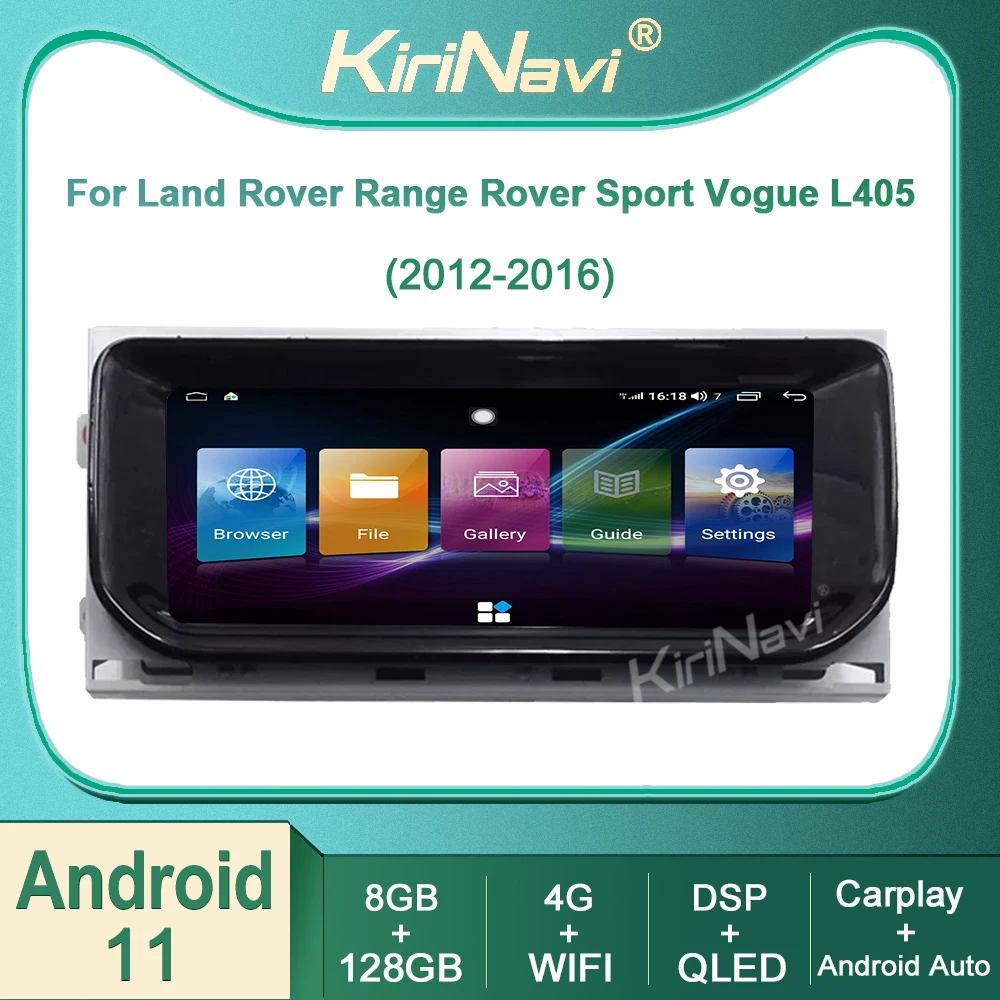 

Автомагнитола Kirinavi для Land Rover Ranger Rover Sport Vogue L405 2012-2016 Android 11, автомобильный радиоприемник, DVD, видеоплеер, стерео, автонавигация, GPS