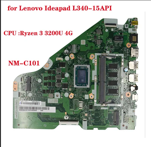 

For Lenovo V155-15API L340-15API L340-17API Laptop Motherboard with Ryzen 3 3200U 4G RAM DDR4 100% Test Work Send