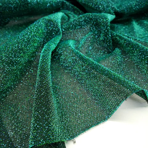 Мерцающая Ткань металлик полиэстер украшение для вечерние Блестящий шарф DIY Tilda швейная ткань 1 ярд