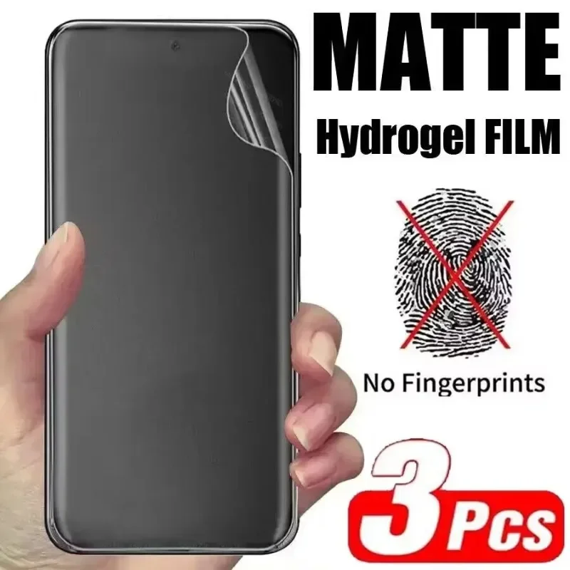 3 шт. матовая Гидрогелевая пленка для Realme C65 C55 C53 C51 Note 50 Защита экрана 13 12 11 10 Pro Plus