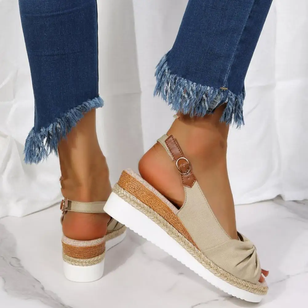 Сандалии женские с открытым носком модные удобные легкие износостойкие