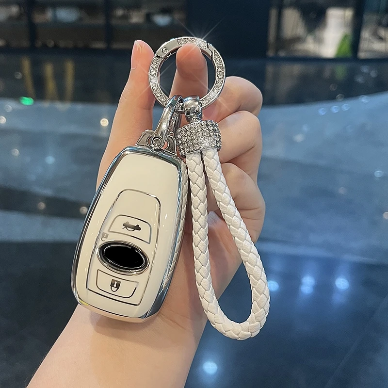 

Модный ТПУ чехол для автомобильного ключа с дистанционным управлением для Subaru Forester XV Outback BRZ WRX STI Legacy Impreza Crosstrek защитный чехол для ключа