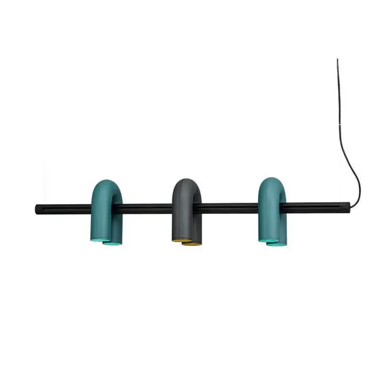 Современная U-образная люстра для водопроводных труб дизайнерская