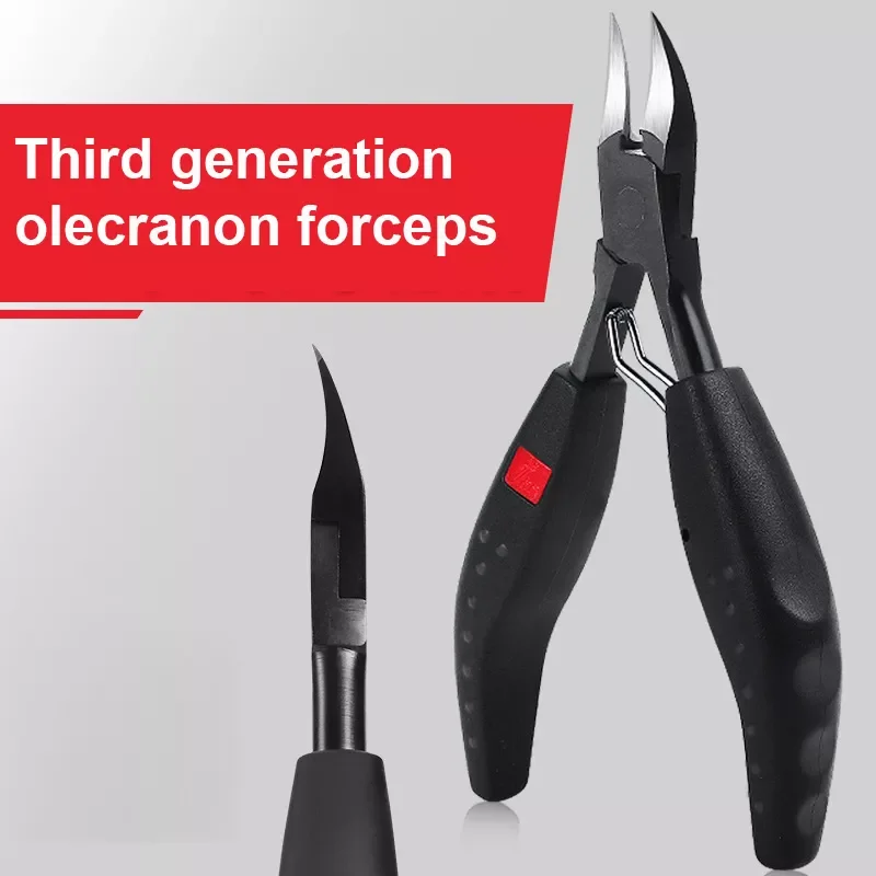 

NEW IN Steel Toenail Ingrown Nail Art Nipper Scissors Paronychia Dead Skin Remover Trimming Professional Foot Care Nail Tools