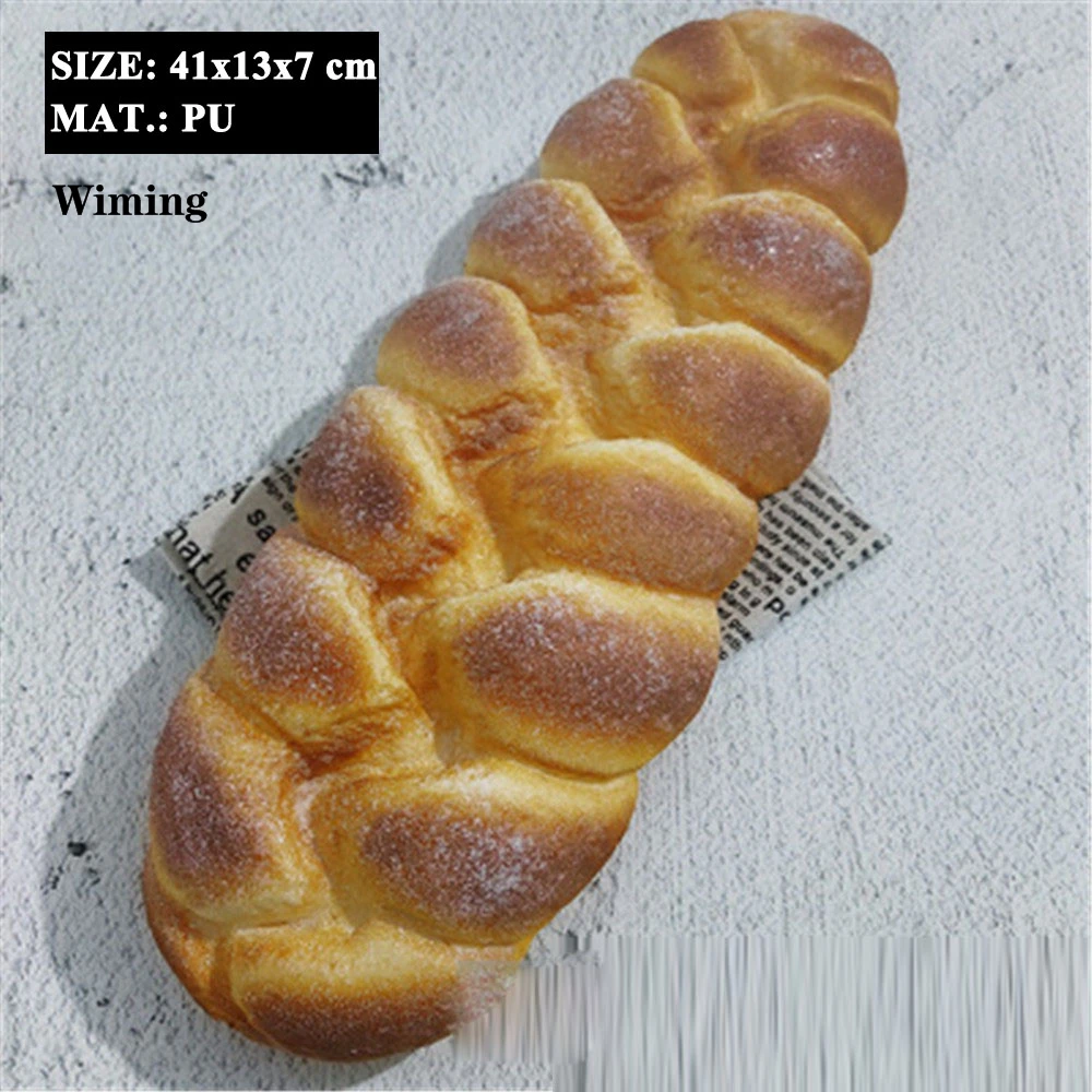 

simulation bread garlic sesame breadstick Loaf Brezle croissant miche batard Ficelle french baguette big size fake twist bread