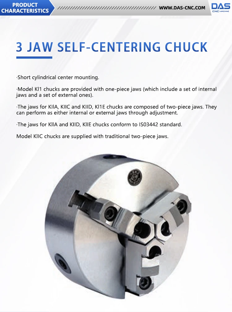 Тайваньский патрон CHANDOX 3 зажима и 4 или 6 зажимов Самоцентрирующийся для