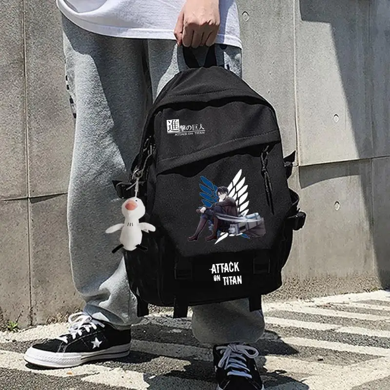 

Anime Attack on Titan Waterproof Backpack Boys Girls Teenager School Bags Kids Backpacks Primary School Backpack Canvas Bag