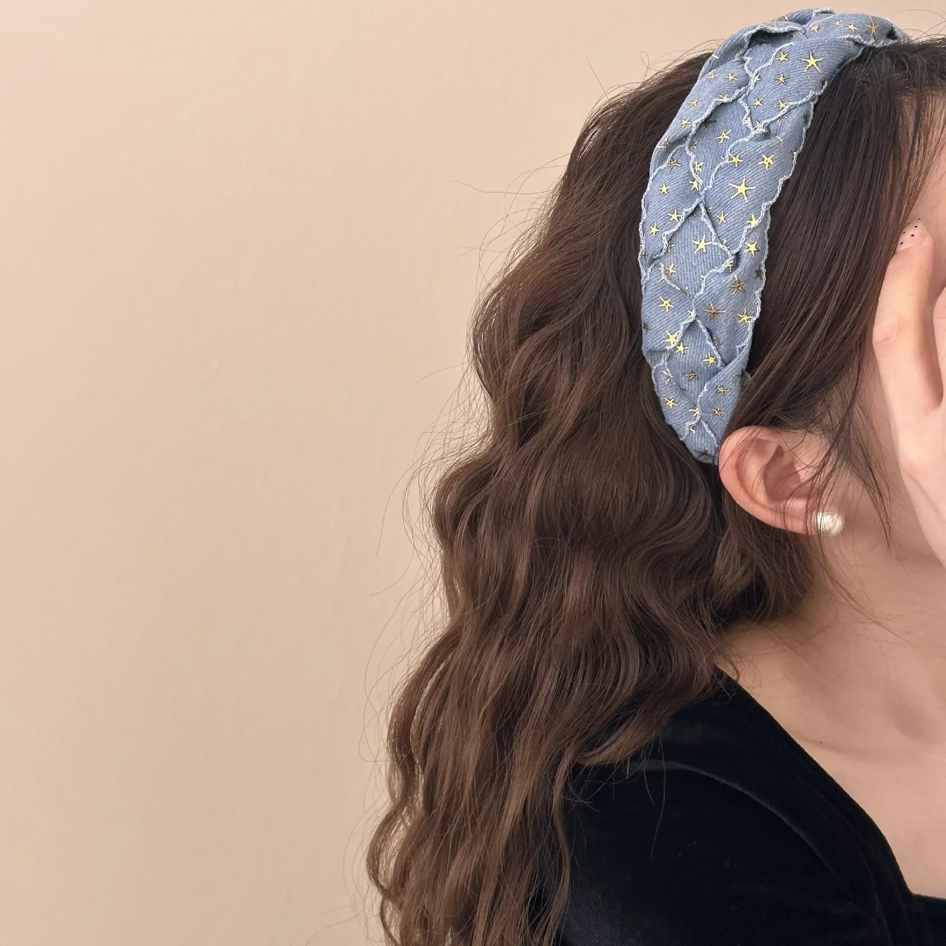 Женская повязка на голову в корейском стиле