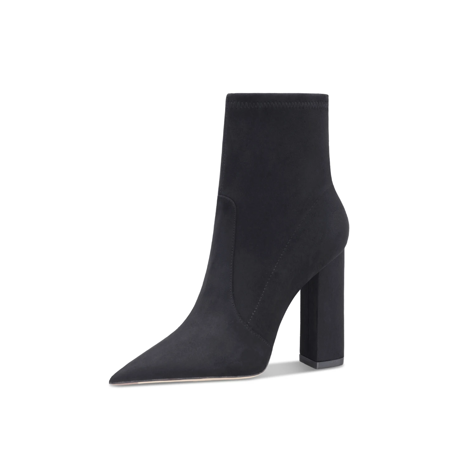 Новинка 2024 однотонные повседневные женские туфли с острым носком на толстом