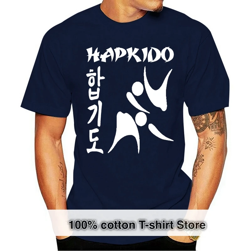 

Мужская футболка, футболка Hapkido, корейский рисунок, смешная футболка, новинка, футболка для женщин и мужчин