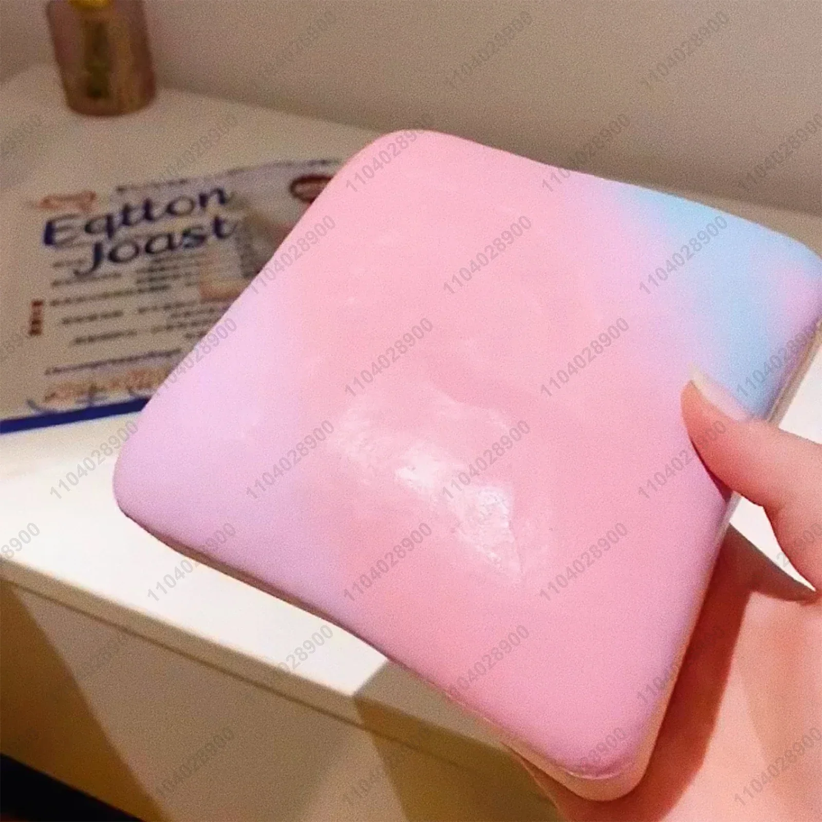 Мята липкий тост Сжимаемый медленно Восстанавливающий форму Зефир Тост Хлеб