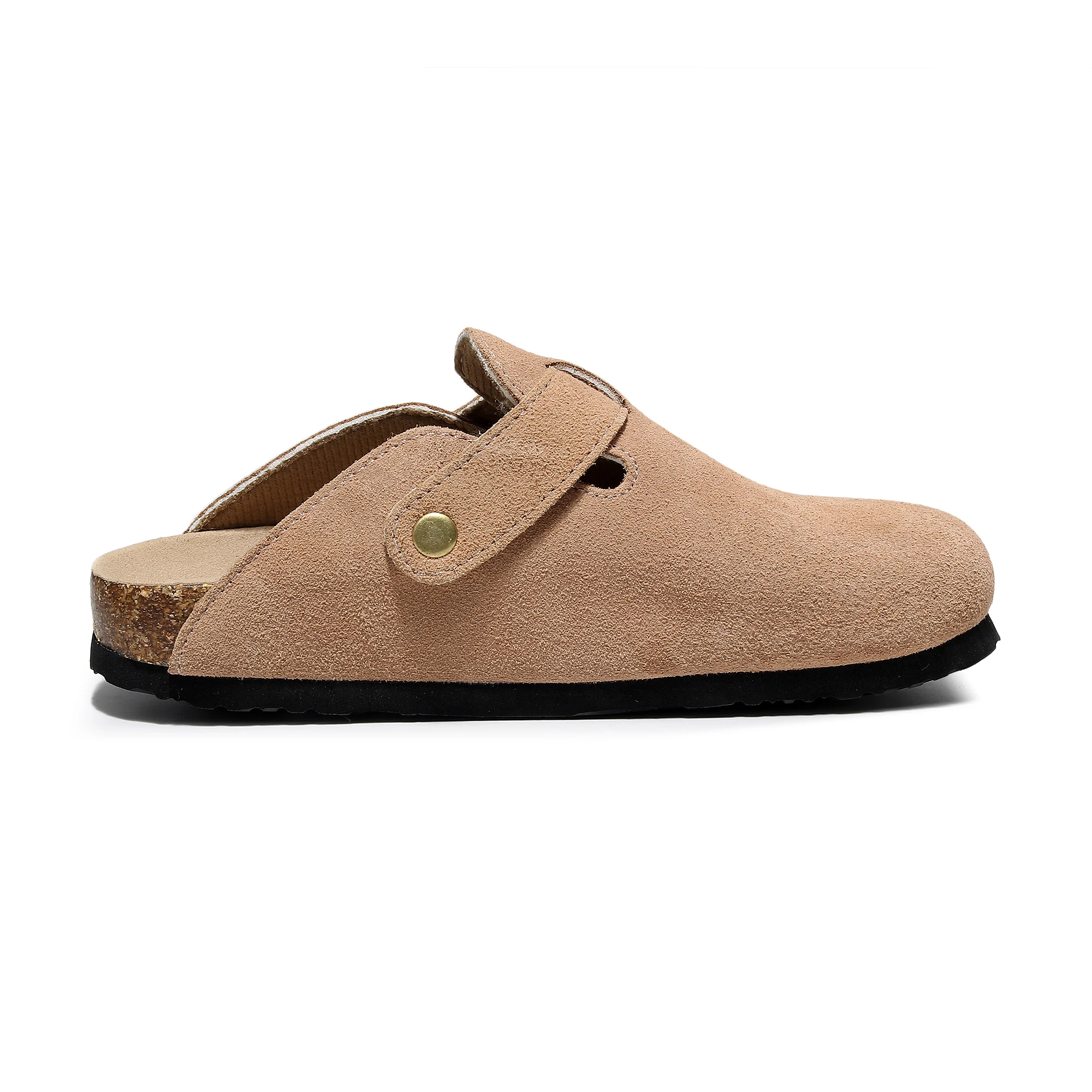 Classic Woman Man Cork Birken Stock Sandals Slippers Luxury Brand Design Buckle Strap Flat Mules