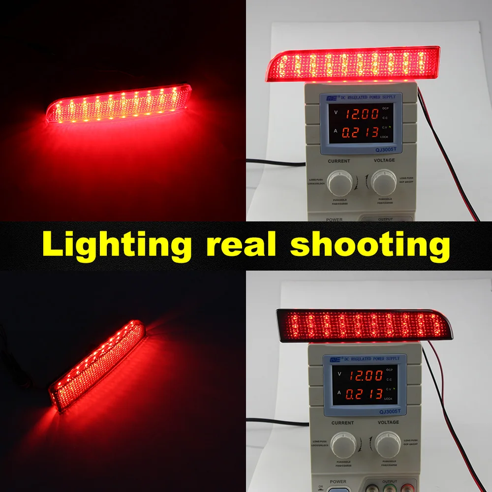 2 шт. светодиодный отражатель заднего бампера для Mitsubishi Lancer EVO 2008-2014 Evolution X CZ4A Outlander