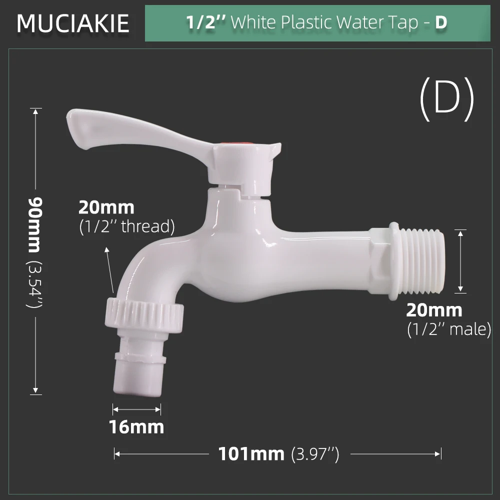 

Пластиковый садовый кран MUCIAKIE