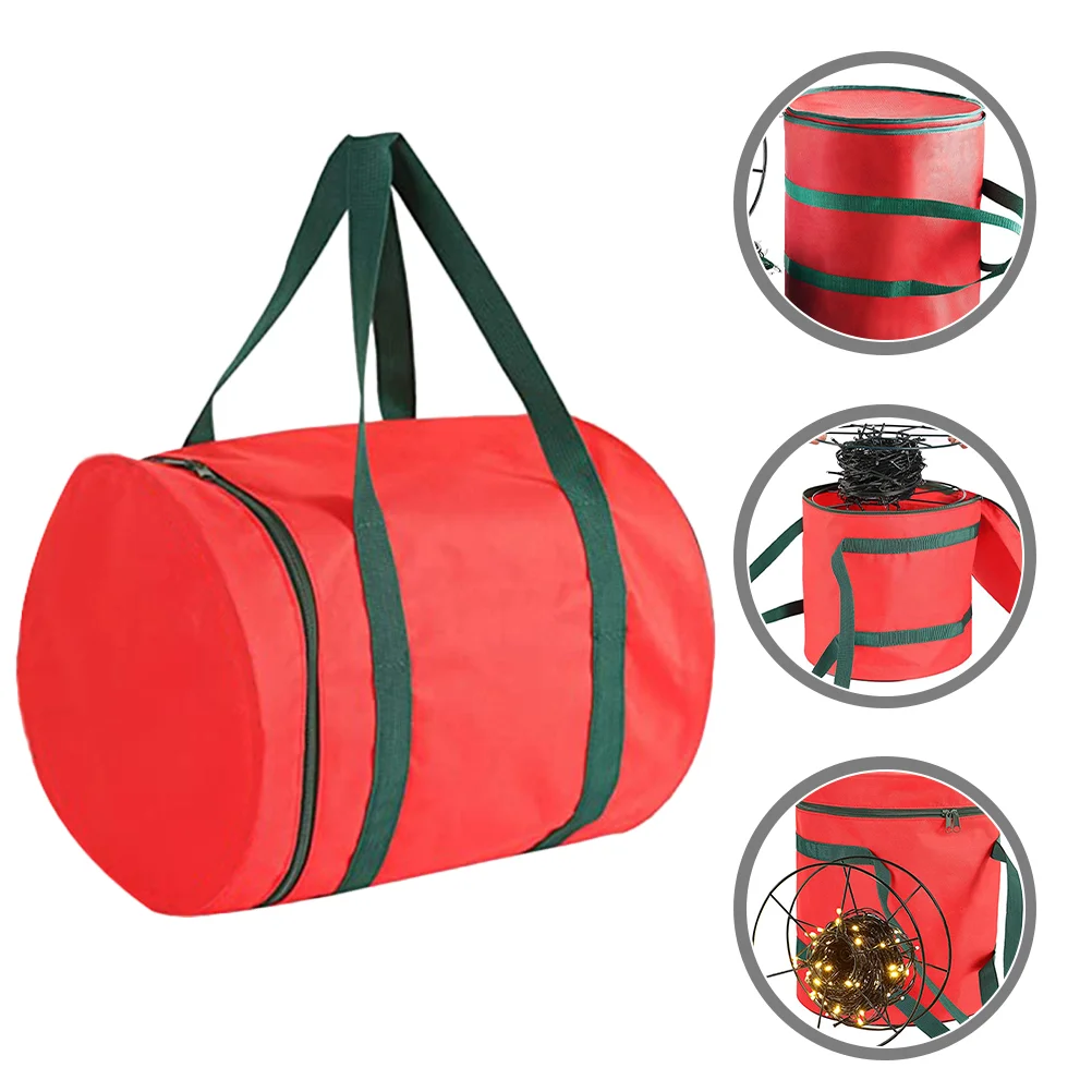 

Christmas Light Storage Lampcarrier Lights Container Bagsoxford Bulb Moving Bulbs Carrying Cloth Organizer Holiday String Tote