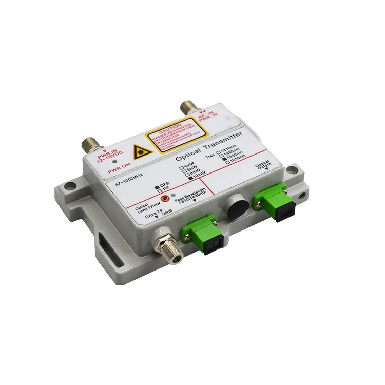 Мини-передатчик оптического волокна Catvscope FTTH FTTX CATV 1550 нм небольшого размера с WDM