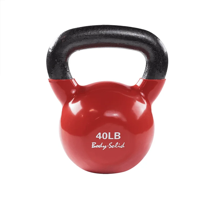 

Body Solid Tools - KBV40 40 lb. Vinyl Dipped Kettlebell