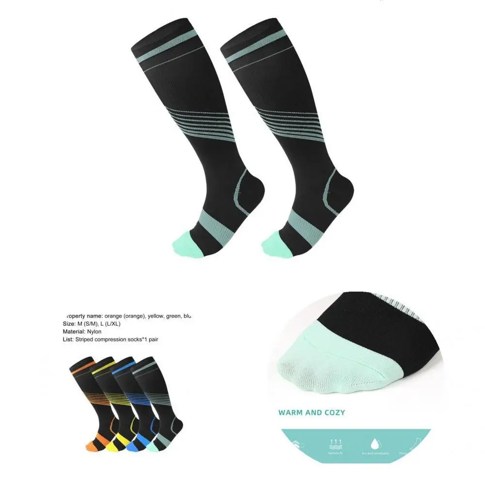 

Sports Socks High Elasticity Universal Indeformable Compression Socks Color Striped