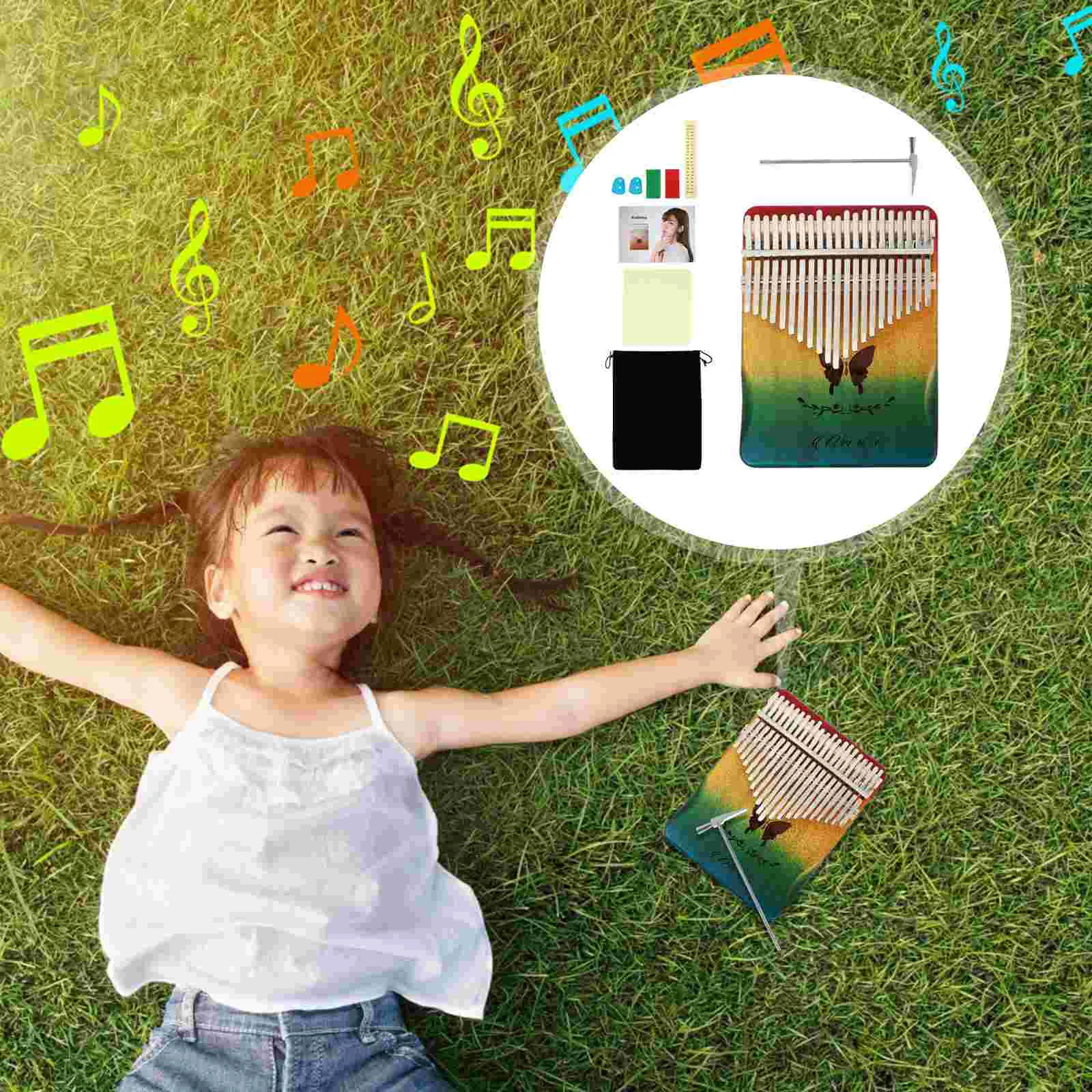 

1 Set Thumb Piano Creative Finger Piano Tuning Hammer for Kids Beginners