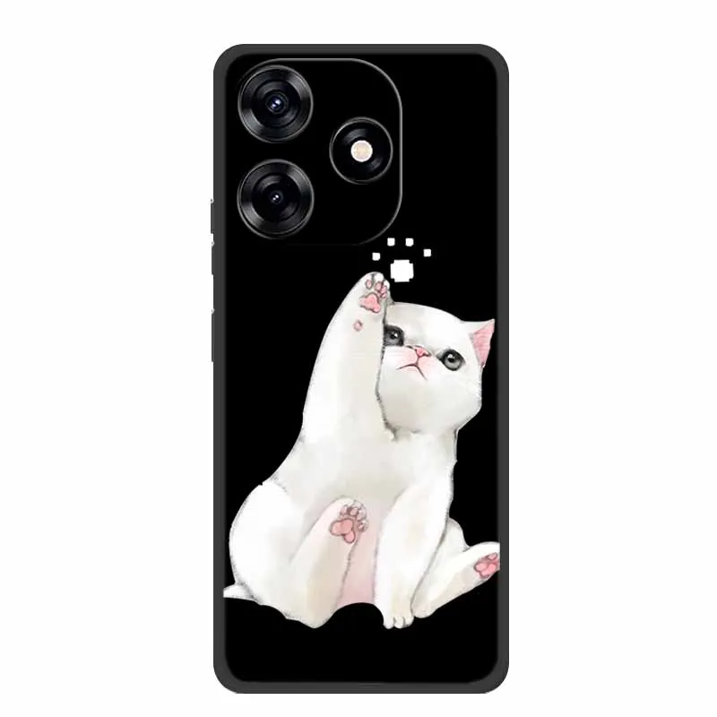 Чехол для ZTE Blade V50 Design 4G черный силиконовый мягкий чехол телефона Axon 50 Lite Smart Back Cover