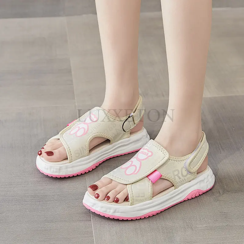 Sports Sandals Women Summer Footwear New Ladies Fashion Comfortable Soft Sole Lightweight Flat Women's Shoes