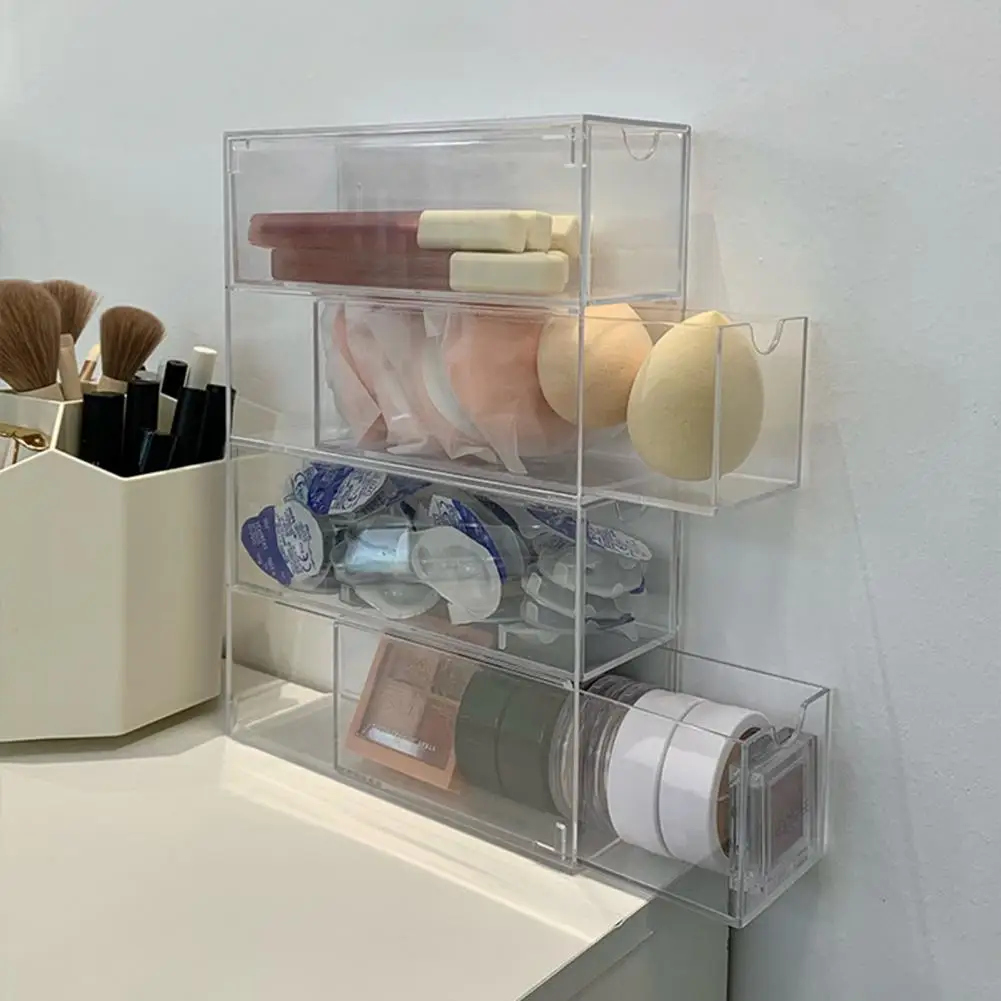 

Акриловый Настольный органайзер для горизонтального/вертикального размещения, прозрачный, видимый для ежедневного использования