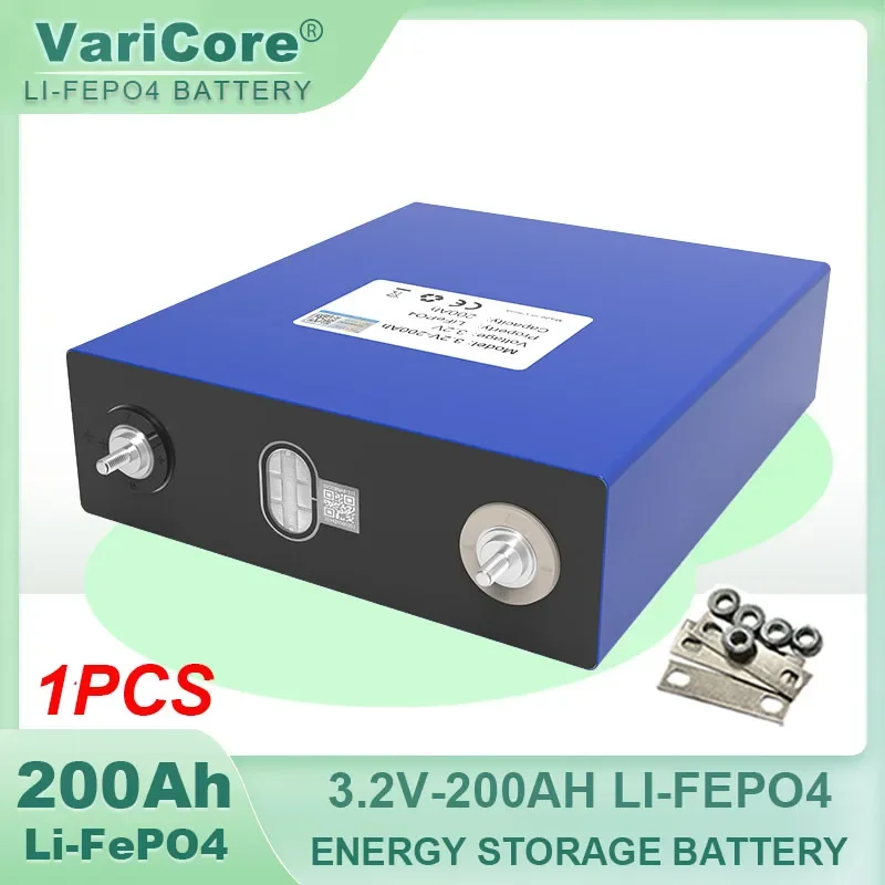 1 шт. 3 2 В 200 Ач LiFePO4 литий-железо-фосфатный аккумулятор для 12 кемперов гольф-каров
