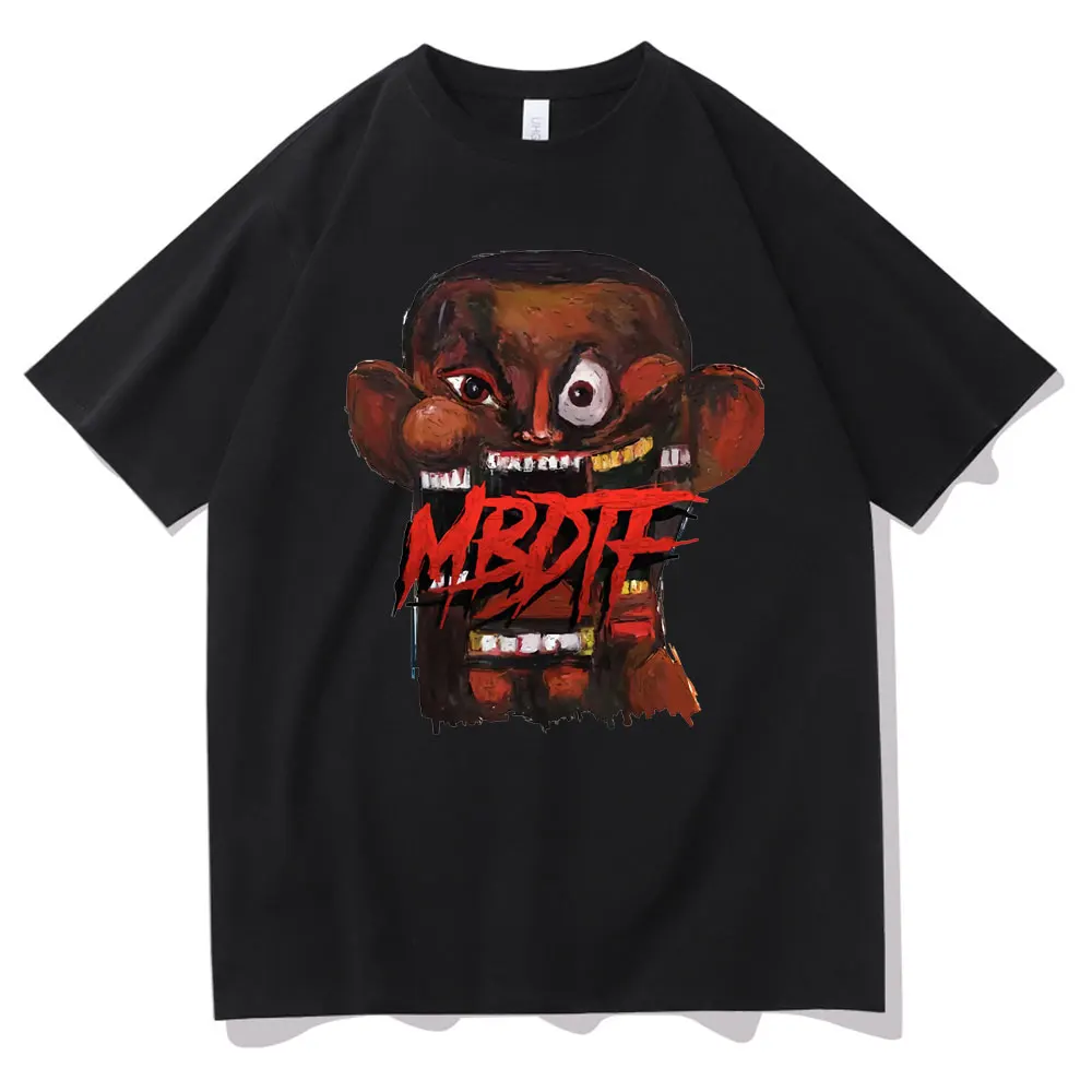 

Mbdtf Kanye West Monster Premium T-shirts Anime Cartoon Print Tshirt Rapper T Shirts Men Women Hip Hop Oversized Black Tee Shirt